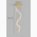 Varazze | Shimmering Magic Gold Crystal Pendant Chandelier from Mirodemi 