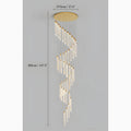 Varazze | Shimmering Magic Gold Crystal Pendant Chandelier from Mirodemi 