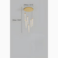Varazze | Shimmering Magic Gold Crystal Pendant Chandelier from Mirodemi 