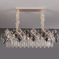MIRODEMI® Capo Noli | Gold Rectangle Exciting Crystal Mosaics Lighting Fixture for Living Room