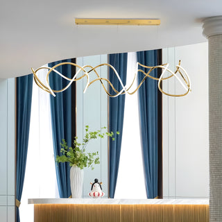 Modern Metal LED Pendant Chandelier from Mirodemi for Dining Room