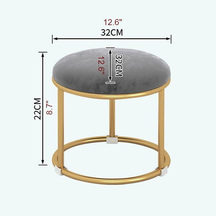 Small Luxury Iron Wrought Iron Ottoman image | luxury furniture | luxury ottomans | luxury chairs | luxury decor | home decor | 