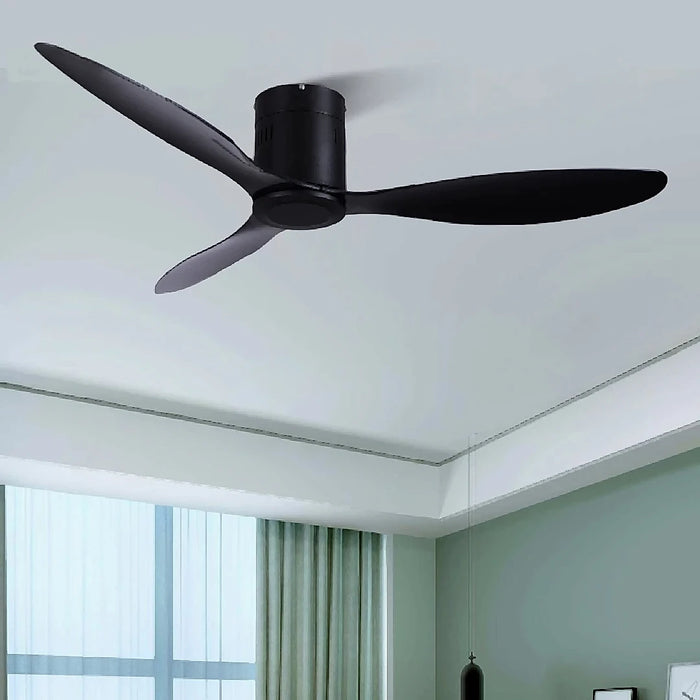 Barete | 48" Solid Wood Led Ceiling Fan with Remote Control