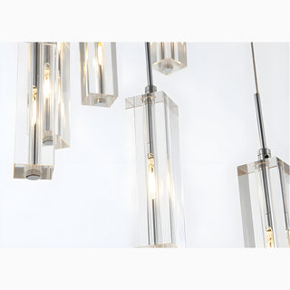 MIRODEMI Cannes | Pendant Crystal Long Lighting Fixture for Home Interior