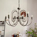 Retro Metal LED Pendant Chandelier from Mirodemi for Foyer