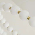 MIRODEMI® Agosta | Modern Round White Pearl Chandelier