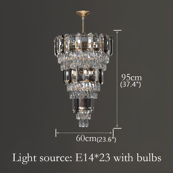 Voltri | Post-modern Grand Luxury Crystal Chandelier