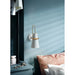 Cone|Wall|Lamp|Sconce|Blue|White|Back|Modern|Elegant