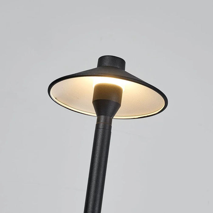 Waterproof|Lawn|Lamp|LED|Outdoor|Black|Aluminum|Umbrella