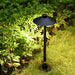 Waterproof|Lawn|Lamp|LED|Outdoor|Black|Aluminum|Umbrella