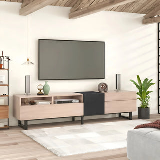 TV stand|Light wood|Minimalistic|Beige|For living room