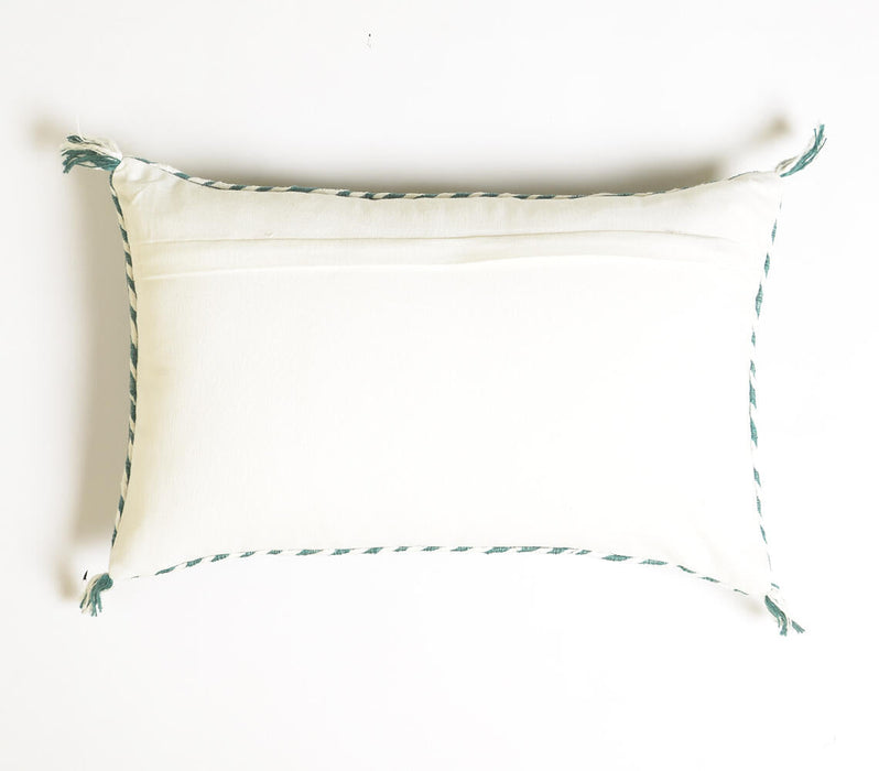 Abstract Sage Lumbar Cushion cover