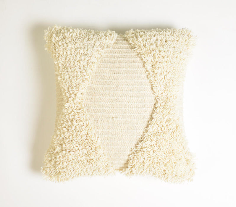 Handwoven Tufted Neutral Cushion cover