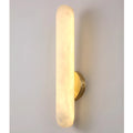 Aurora alabaster vertical wall sconce modern luxury ambient wall lighting