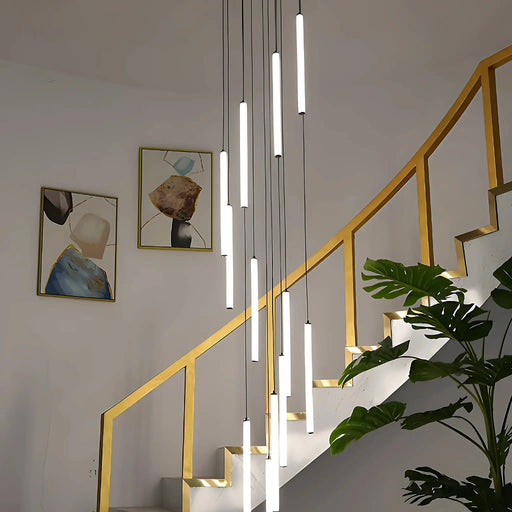 MIRODEMI Valderoure | Vertical Spiral Staircase Pendant Lighting