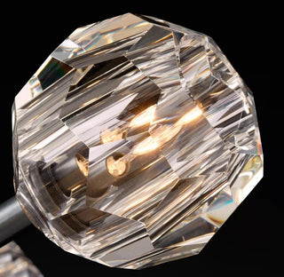 MIRODEMI® Luxury Boule De Cristal LED Smoke Crystal Cluster Chandelier for Ceiling