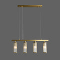 Aurelia Brass Elegance Luxe Linear Chandelier