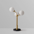 Elegant Tri-Shape Marble Base Table Lamp