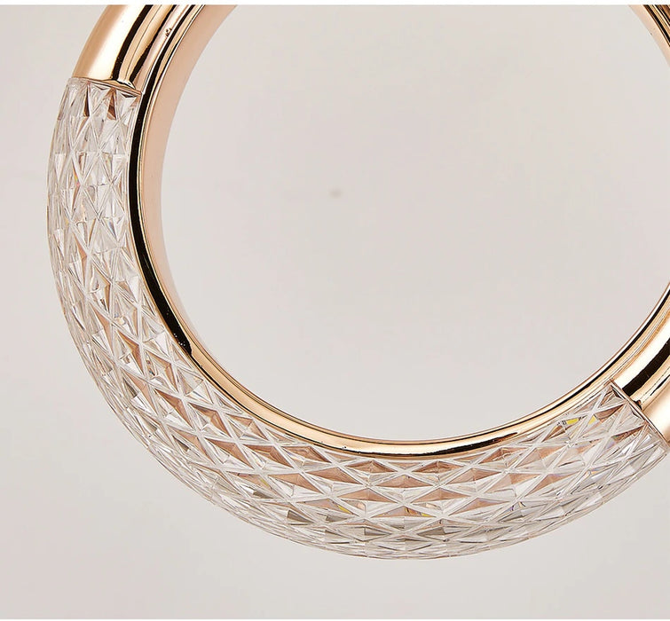 MIRODEMI® Cannero Riviera | Luxury Gold Ring Pendant Lighting