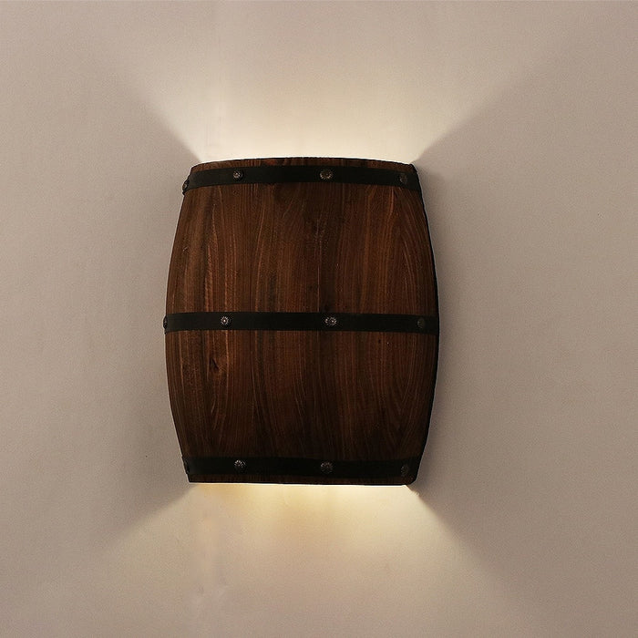 American vintage country wine barrel wall lamps for restaurant, kitchen aisle, bar wb2