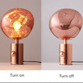 Lava Stone LED Lights Dimmable Room Decor Nightstand Lamp