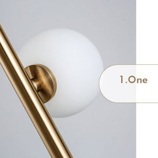 MIRODEMI® Modern Gold Glass Ball LED Floor Lamp For Living room, Bedroom