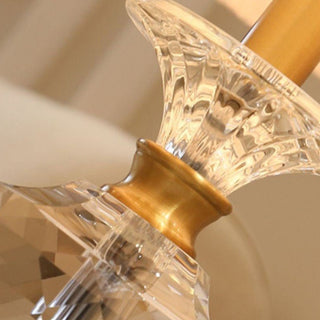 Lausanne | Exquisite Crystal Table Lamp with Fabric Shades