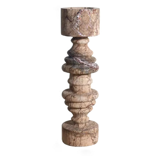 Natural Marble Vintage Candlesticks