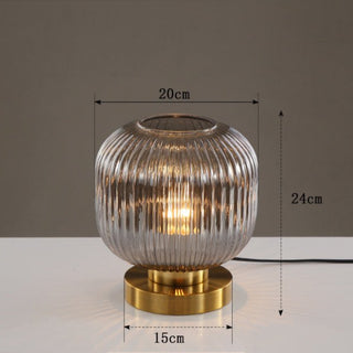 Liestal | Modern Glass Candleholder Decor Table Lighting