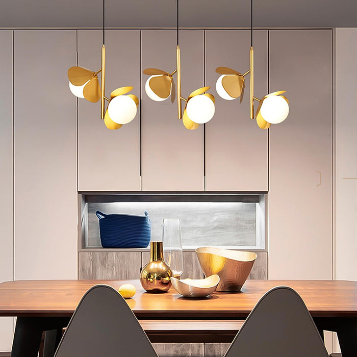 MIRODEMI® Modern Nordic Gold Ceiling Copper Light  for Dining Room, Bar, Bedroom