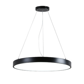 La Turbie | Black & White Thin Round Pendant Lamp