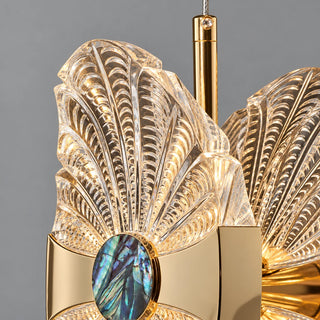 Baiardo transparent lotus-leaf detail