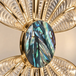 Baiardo iridescent nacre centre detail