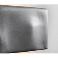 Modern rectangular metallic outdoor light
