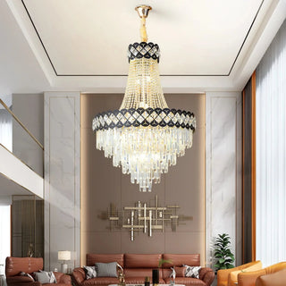 Sparkling classical crystal chandelier for a luxury living room