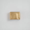 Gold rectangular outdoor wall light
