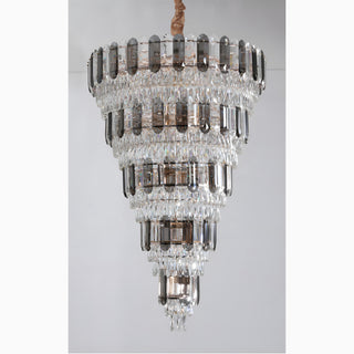 Post-modern luxury crystal chandelier in 60cm round size for living room