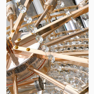 Post-modern luxury crystal chandelier in 120cm grand size for living room