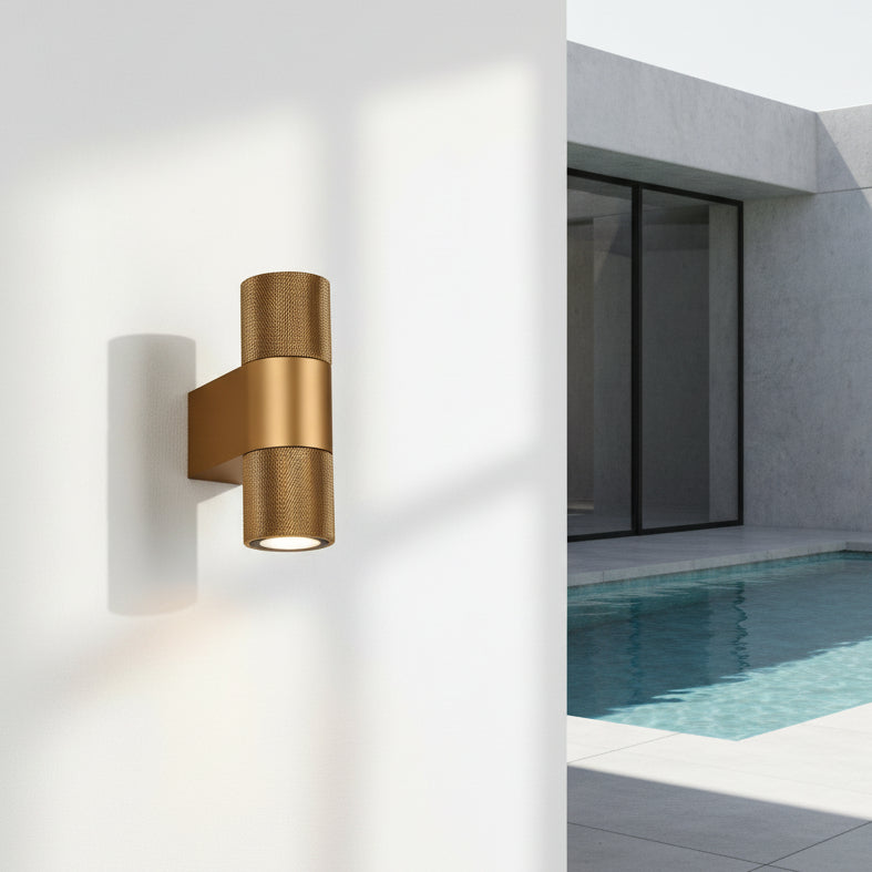 Modern Industrial Wall Light - IP65 LED Sconce with Textured Finish ...