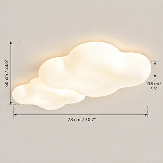 Nuvielle cloud ceiling light dimensions 78 x 60 x 13.5 cm