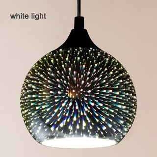 Gourdon 3D Colorful Starry Sky Pendant Lamp