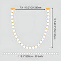 Technical drawing of modern pearl chandelier 118.1 inches 300cm length with 30 LED balls, height adjustable 50–120cm