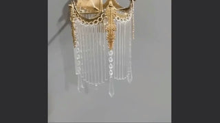 Crystal|Wall|Lamp|Sconce|LED|European|Gold|Elegant|Luxury