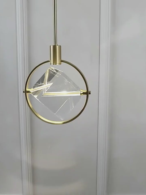 MIRODEMI® Varigotti | Modern Classy Crystal Gold LED Chandelier