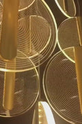 La Gaude | Elegant Gold Circles Magic Chandelier