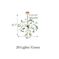 MIRODEMI® Lamp 20 lights / Green / Warm light