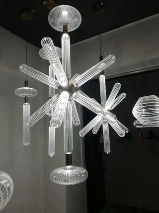 Plascassier | Creative Glass Chandelier For Staircase