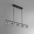 Elegant Colorful Linear Lamp for Modern Kitchen Island
