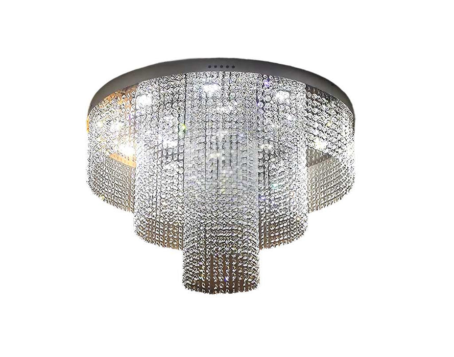 MIRODEMI® Modern Crystal LED Ceiling Lamp for Living Room, Dining Room, Kitchen