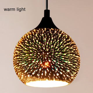 Gourdon 3D Colorful Starry Sky Pendant Lamp